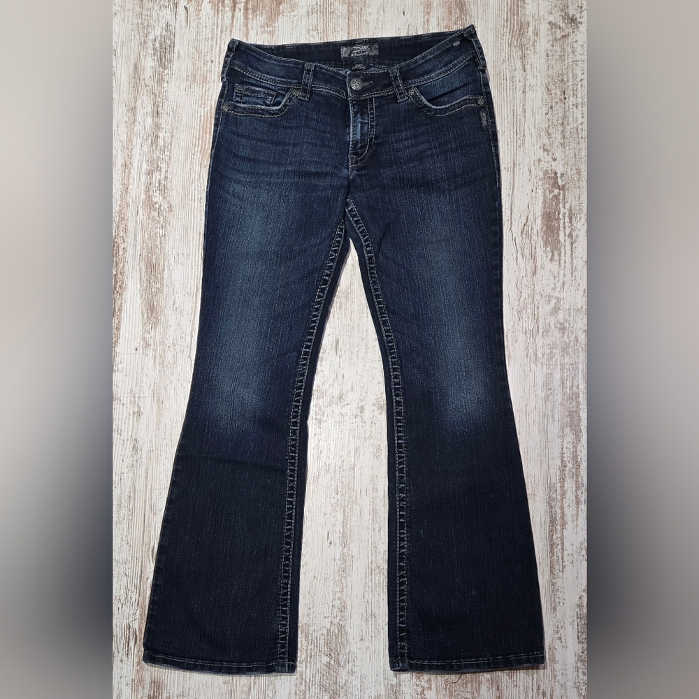 Silver Jeans Dark Indigo Flare Women's Jeans
